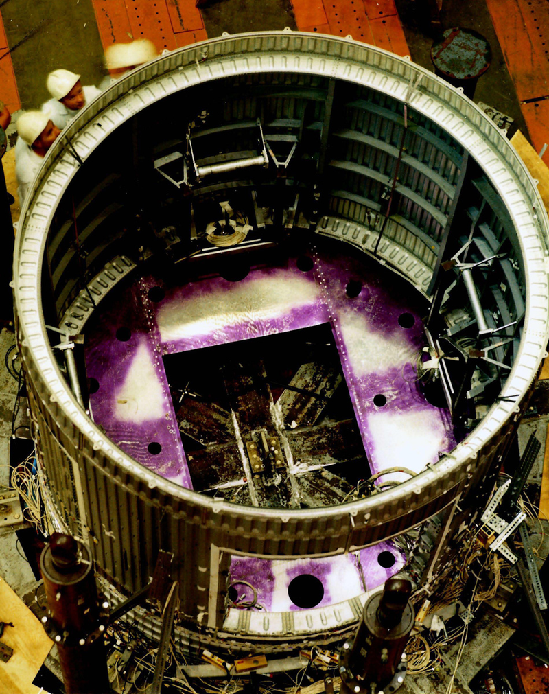 Illustration for article titled Newly Declassified Photos Show The Crewed USAF Spy Spacecraft That Almost Was